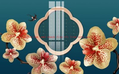 File tranh trang trí File gốc in tranh nền tường tổng hợp K57904 (file gốc)