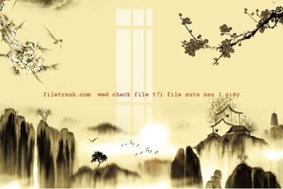 File in lụa File gốc in tranh nền tường tổng hợp K57948 (phong cảnh) File gốc in tranh nền tường tổng hợp K57948