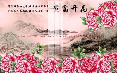 File PSD File gốc in tranh nền tường tổng hợp K58006 (gốc) cho designer