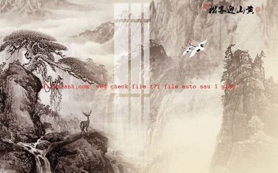 File in trần File gốc in tranh nền tường tổng hợp K58059 (file gốc) phong thủy