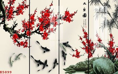 Chi tiết file ảnh File gốc in tranh tổng hợp K5899 sắc nét