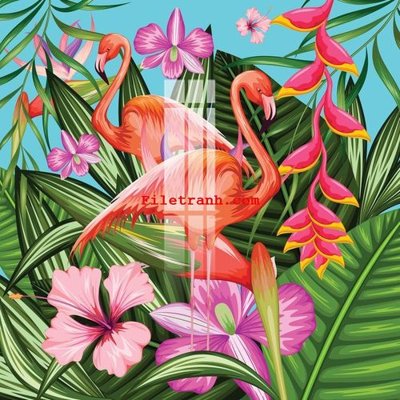 Tải file File gốc in tranh nền tường tổng hợp K59308 (ảnh gốc) in gạch 3D