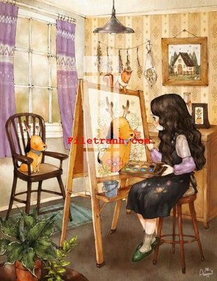 Tải file File gốc in tranh nền tường tổng hợp K59443 (gốc) làm tranh treo tường