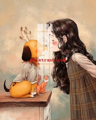 File tranh File gốc in tranh nền tường tổng hợp K59472 (gốc) in trên kính