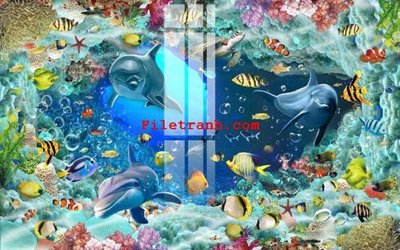 File tranh gốc File gốc in tranh nền tường tổng hợp K59485 chủ đề hiện đại