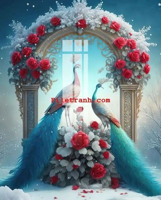 File gốc File gốc in tranh nền tường tổng hợp K59511 (trang trí) phòng ngủ