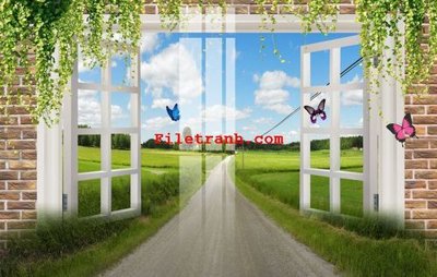 File gốc File gốc in tranh nền tường tổng hợp K59549 (trang trí) phòng ngủ