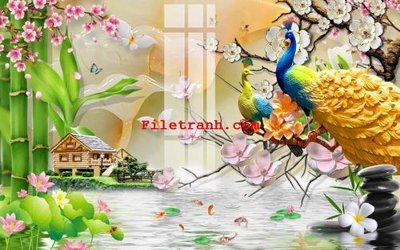 File in ấn File gốc in tranh nền tường tổng hợp K59637 (bản gốc) sắc nét