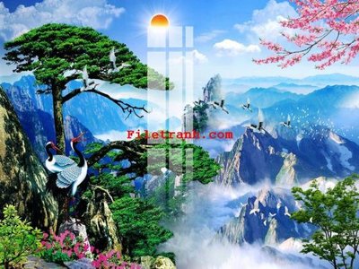 File tranh File gốc in tranh nền tường tổng hợp K59669 (ảnh gốc) cho in ấn kỹ thuật số