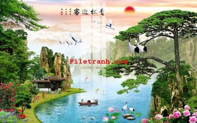 File ảnh File gốc in tranh nền tường tổng hợp K59673 (gốc) in biển hiệu