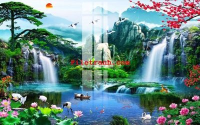 File gốc File gốc in tranh nền tường tổng hợp K59690 (PSD/TIFF) độ phân giải cao