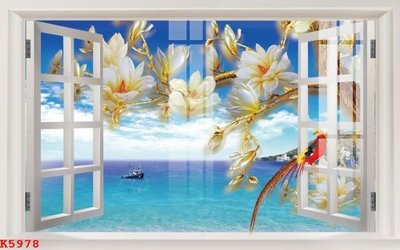 File ảnh gốc File gốc in tranh tổng hợp K5978 không vỡ nét