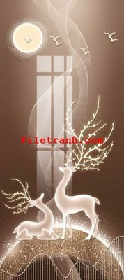 File gốc File gốc in tranh nền tường tổng hợp K60059 (in mica) làm quà tặng