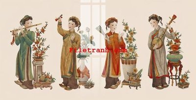 File tranh gốc PSD File gốc in tranh nền tường tổng hợp K60079 còn nguyên layer