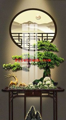 File tranh ảnh gốc File gốc in tranh nền tường tổng hợp K60184 dùng cho in khổ lớn