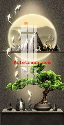 File gốc File gốc in tranh nền tường tổng hợp K60253 (in ấn) màu sắc trung thực