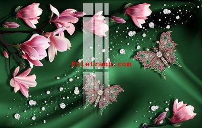 File in mica File gốc in tranh nền tường tổng hợp K60340 (bản gốc) làm vách ngăn