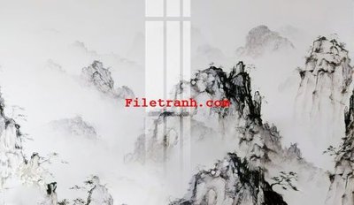 File tranh File gốc in tranh nền tường tổng hợp K60565 (gốc) in trên kính