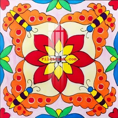 File gốc File gốc in tranh nền tường tổng hợp K60596 (in lụa) họa tiết 3D