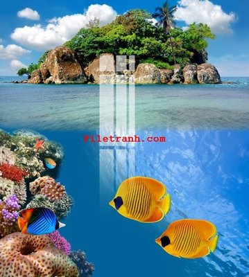 File gốc File gốc in tranh nền tường tổng hợp K60700 (in lụa) chi tiết cao