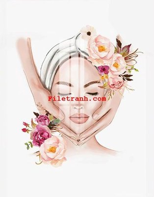 File tranh File gốc in tranh nền tường tổng hợp K60723 (gốc) phong cách tối giản