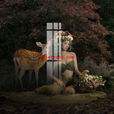 File tranh File gốc in tranh nền tường tổng hợp K61073 (gốc) chủ đề con người