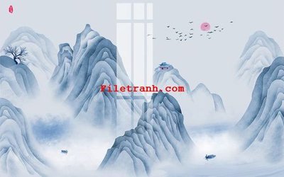 Tải file tranh File gốc in tranh nền tường tổng hợp K61099 (ảnh gốc) ngay