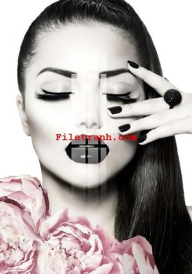 File tranh gốc File gốc in tranh nền tường tổng hợp K61156 (bản đẹp) độc quyền