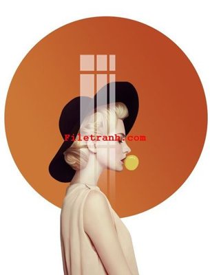 File tranh File gốc in tranh nền tường tổng hợp K61196 (gốc) in vải canvas