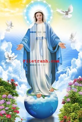 File tranh gốc in trần nhà File gốc in tranh nền tường tổng hợp K61236 3D