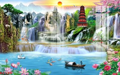 File gốc File gốc in tranh tổng hợp K6129 (in ấn) không giới hạn