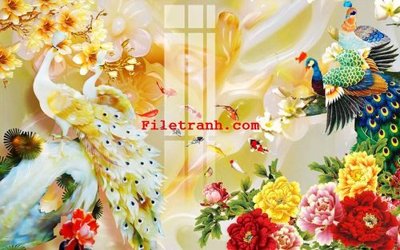 File in trần File gốc in tranh nền tường tổng hợp K61306 (file gốc) xuyên sáng