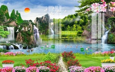 File tranh File gốc in tranh tổng hợp K6136 (gốc) chủ đề trừu tượng