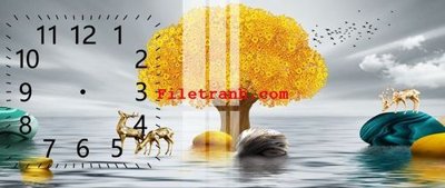 File gốc File gốc in tranh nền tường tổng hợp K61563 (in lụa) tranh phong thủy