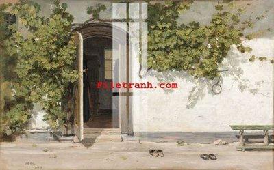 File gốc File gốc in tranh nền tường tổng hợp K61799 (in lụa) hoa văn cổ điển