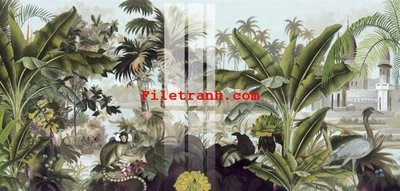 File tranh in trần File gốc in tranh nền tường tổng hợp K61820 (ảnh gốc siêu nét)