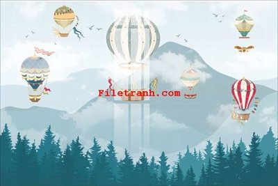 File tranh File gốc in tranh nền tường tổng hợp K61823 (bản gốc) trang trí văn phòng