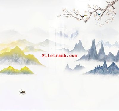 File ảnh gốc File gốc in tranh nền tường tổng hợp K61879 (chuyên in mica)