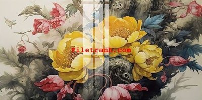 File gốc in ấn File gốc in tranh nền tường tổng hợp K62050 chất lượng vượt trội