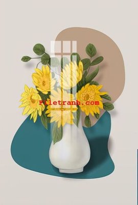 File in trần File gốc in tranh nền tường tổng hợp K62425 (bản gốc) đại dương