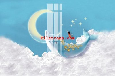 File gốc File gốc in tranh nền tường tổng hợp K62502 (in ấn) màu sắc trung thực