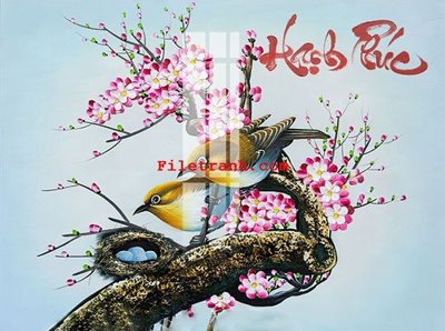 File gốc File gốc in tranh nền tường tổng hợp K62620 (in lụa) tranh phong thủy