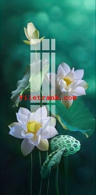 File gốc File gốc in tranh nền tường tổng hợp K62653 (in lụa) trang trí tường