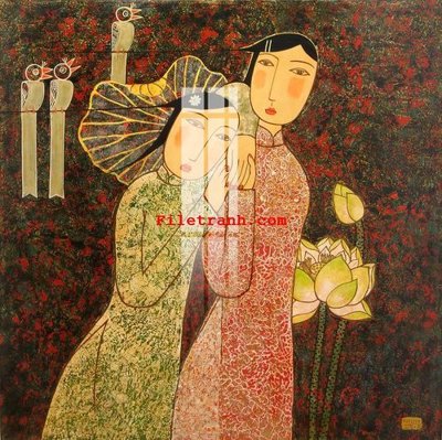 File gốc File gốc in tranh nền tường tổng hợp K62749 (in lụa) cao cấp