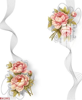 File in trần File gốc in tranh tổng hợp K6281 (bản gốc 3D) sống động