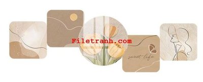 File gốc File gốc in tranh nền tường tổng hợp K62901 (PNG) chất lượng cao