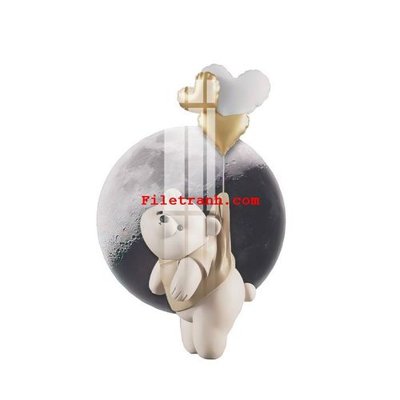 File gốc File gốc in tranh nền tường tổng hợp K62937 (in 3D) cho trang trí