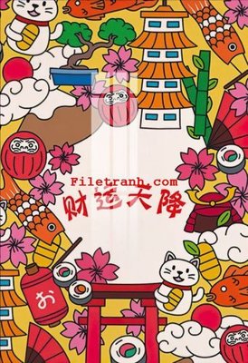 Mua file gốc File gốc in tranh nền tường tổng hợp K63149 (in ấn) tại Filetranh.com