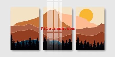 Chi tiết file ảnh File gốc in tranh nền tường tổng hợp K63235 sắc nét