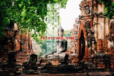 Download file tranh File gốc in tranh nền tường tổng hợp K63491 (file gốc PSD)